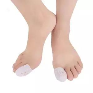 발가락 보호캡 투명실리콘 엄지발가락 마찰방지 신발착용 보행 풋케어 일상용
