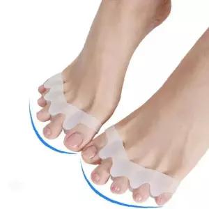 발가락 교정기 젤 패드 실리콘 분리기 겹침 방지 완화 보행 편안함 가정용