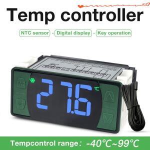 2025 512E 온도 조절기 냉장고 제상 가열 냉각 알람 기능 NTC 센서 키 조작