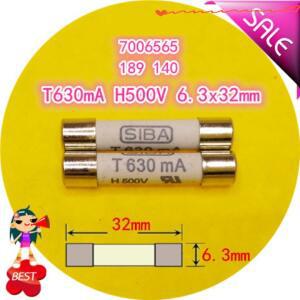 10PCS 퓨즈 T 315mA 400mA 189140 7006565 튜브