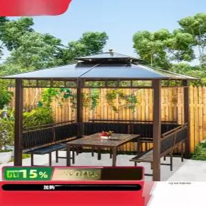 야외 정자 조립식 파고라 바베큐장 BBQ 쉘터 가제보 캠핑