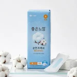 [좋은느낌] 좋은느낌 좋은순면프레시 라이너 69개 3+1 총4팩 - 롱 밀착되게