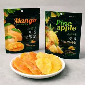 새콤 달콤 골드라벨 건망고/건파인애플 슬라이스 35gX7봉