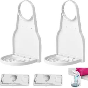 ZCFLCK 2Pcs 세탁 세제 컵 홀더 섬유 유연제 드립 캐처 더 이상 흘러내리거나 지저분한 디스펜서 및 트레이