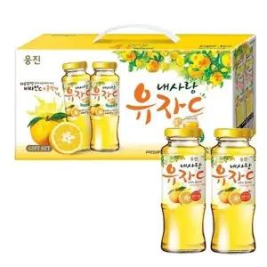 유자음료 180ml 12개입 상큼한과일 음료 세트