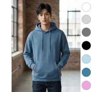 WL 유니바운드 후드티 커플티 오버핏 루즈핏 단체복 무지 캐주얼룩