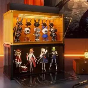 [Deco] 인테리어 진열장 컨테이너 장식장 피규어 LED 진열대