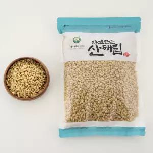 [자연담은 산해림] 고소한 프리미엄 잣 1kg / 중국산