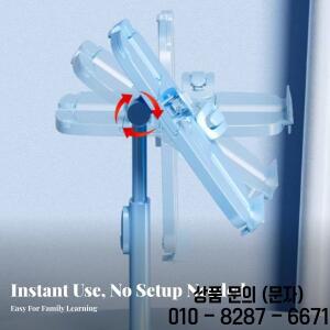 조절 가능한 독서대 튼튼한 종이 클램프 홀더 책꽂이 핸즈프리 손 사용 14세 이상용