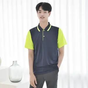 WL 교복몰 (스판) 형광 배색 카라티셔츠 5color 남녀
