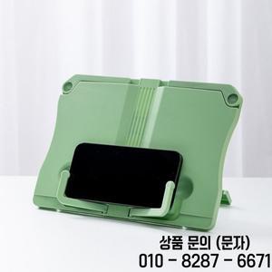 간단한 휴대용 독서대 음악 레시피 북 스탠드 책상 접이식 책꽂이 정리대