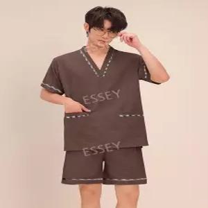 찜질복 빅사이즈 찜질방 마사지옷 찜질방복 세트 사우나복