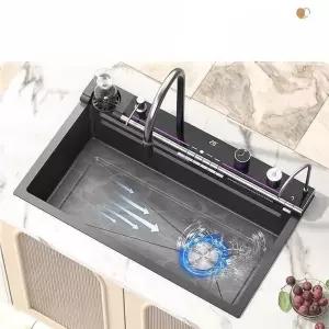 스마트 폭포 싱크대 센서 수도꼭지 인테리어 주방