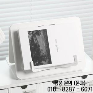 휴대용 독서대 접이식 악보대 책꽂이 레시피 책상 정리함