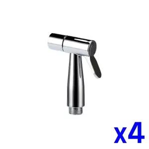 강력분사 OGO934O4 스테인리스 화장실 청소건 x4개 샤워헤드
