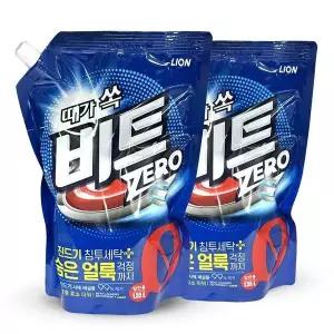 LION AEL923A0 때가 쏙 비트 진드기 침투 액체 세탁 세제 일반용 1.55L+1.55L