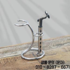 다기능 금속 면도기 스탠드 홀더 콧수염 아트 브러쉬 내구성 손질 액세서리