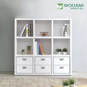 우아미가구 모노 조이 1200 3단 서랍책장 FO5034