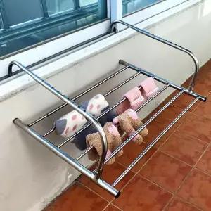 원룸 BMV412W2 미니 스테인레스 빨래행거 빨래건조대 창틀