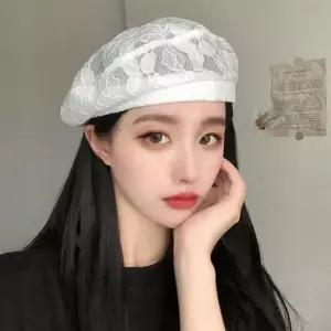 레이스베레모 화가모자 여자빵모자 봄베레모 빵모자 레이스모자 여자모자 데일리베레모 헌팅캡