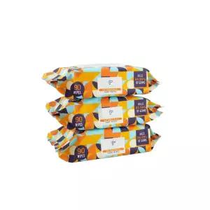 ALTA + 손 소독 물티슈 물티슈 90개 재봉 가능한 팩(3팩) 3