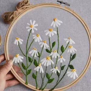십자수 20x20cm 프랑스 초보 자수 패키지 도안 핸드메이드 플라스틱