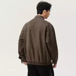 캐주얼 빈티지 남성 데님 차이나 야상사파리 헤링턴 상의 빅사이즈 순면 코트 DUCHI1