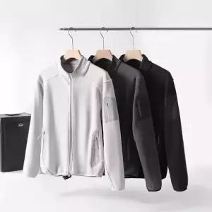 남자 캐주얼 봄가을 하프코트 차이나카라 자켓 보온 스포츠 기모 야상사파리 DUCHI3