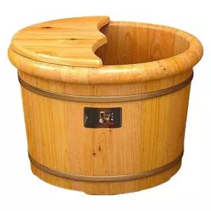편백나무 족욕통 히노끼 발족욕기 높이30cm 찜질 원목