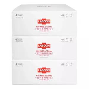 랩신 손소독 티슈 개별포장 100매입 3개 휴대용 손소독티슈 알콜 손세정