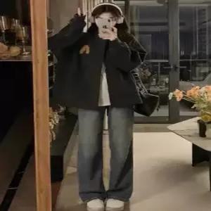 여성 빈티지 야구 점퍼 복 봄가을 자켓 트렌치코트 DUCHI3