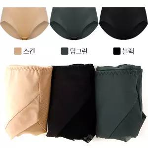 [보리보리/제이코튼]우수한 신축성 이너누디 맥시팬티 3종세트 햄라인 티나