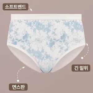 [보리보리/제이코튼]90-110 여성빅사이즈 소프트밴드 무드여성맥시팬티 5매