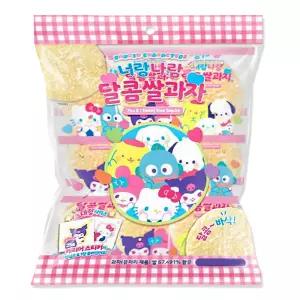 산리오 캐릭터즈 너랑나랑 달콤쌀과자 70g 1개
