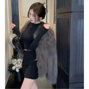 가을 여 여자미니스커트 초련 이른 타이트 긴팔 아울렛 조끼 힙업 미니스커트 ible3