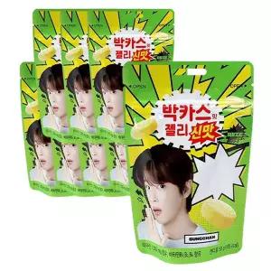 군것질거리 박카스맛 젤리 신맛 상큼 비타민 간식 50g 8개 1세트