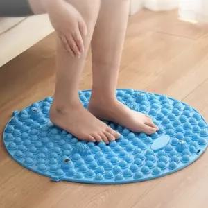 대형 원형 발지압 매트 발바닥 지압판 마사지기 거실 홈트 스트레칭 발건강