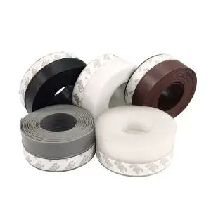 블랙 그레이 브라운 반투명 실리콘 문풍지 테이프 25mm 35mm 10m 창문 방문 창틀 틈새막이 바람막이 틈막이