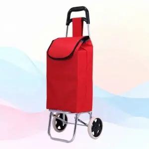WL 장보기 쇼핑 카트 바퀴 장바구니 시장 이동식 대용량