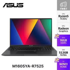 비보북 16 M1605YA-R7525 라이젠5 7430U 사무용 인강용 노트북 16GB 512GB WIN11 YO