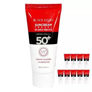케이 솔레지오 여행용 선크림 썬크림 50ml 10개