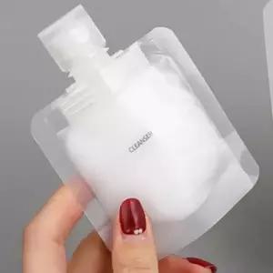 ( )여행용 소분 파우치 30ml 화장품펌프 플라스틱소분용기 화장품공병