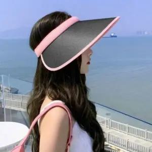 모스트 썬캡 와이드썬캡 와이드 핑크 여름모자 핑크모자 와이드 여자 썬캡