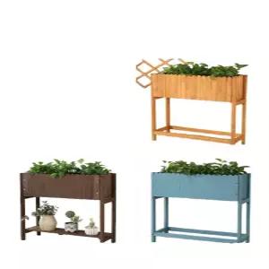 화분 야외 파티션 카페 울타리 플랜트박스 가벽 원목 화단