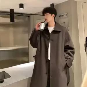 원더우면 남성용 하프 초가을 지식인 트렌치코트 트렌드 코트 봄가을 케이프 OPH3