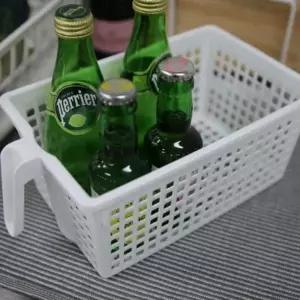 ( )사나다 핸들 스토리지박스 스탠다드 상부장정리함 정리바구니 다용도수납장