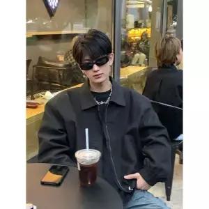 원더우면 남자 봄 가을 재킷 힙합 슬림핏 트렌치 OPH3