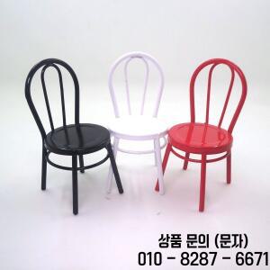 인형 집 미니어처 Matal 비스트로 등받이 의자 홈 철 식사 요정 건물 가구 Acces