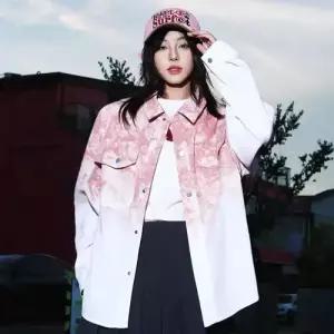 코아픽샵 남친 춘추 캐주얼 키작남 솔리드 셔츠 그러데이션 프린트 트렌드 칼라 자켓 꾹3