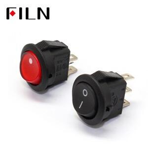 FILN KCD1 2 핀 3 IP65 on off 스냅인 로커 스위치 미니 머신 버튼 소형
